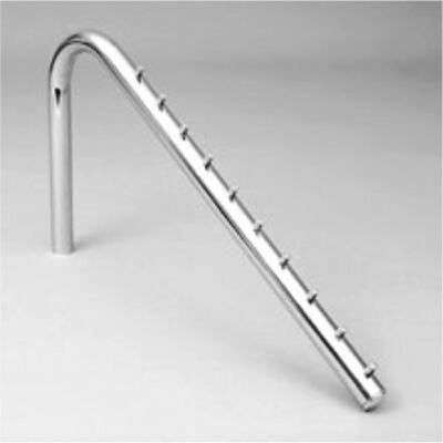 Кронштейн загнутый, 10 штырьков, 480мм, хром JOK-47K Кронштейн загнутый, 10 штырьков, 480мм, хром JOK-47K