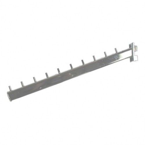 Держатель наклонный с 10-ю штырьками 400мм 452-C24 Держатель наклонный с 10-ю штырьками 400мм 452-C24