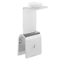 Держатель полки, с фиксатором и присоской Высота: 54 мм Ширина: 40 мм Цвет: хром