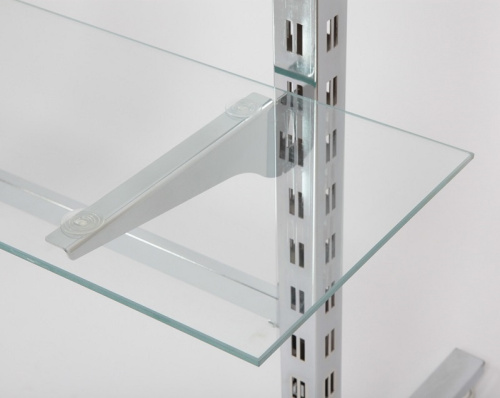 Полка стеклянная ПС-1200х300х8 фото 2