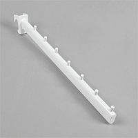 Кронштейн для овальной трубы наклонный U7297N(бел)