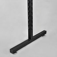 Стойка перф., опора двусторонняя приварная Высота: 2400 мм Цвет: черный муар