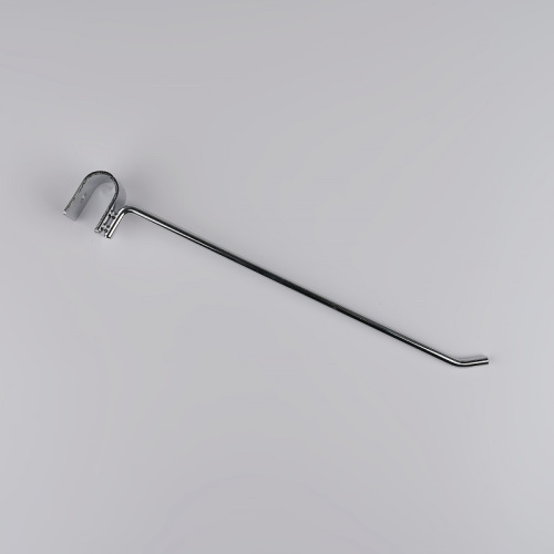 Крючок на овальную трубу L=200мм, хром, диаметр прутка5мм U5004