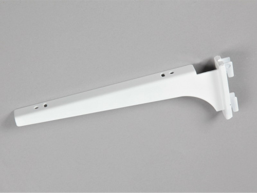 Полкодержатель с двойным зацепом правый 2253DX-250(бел)