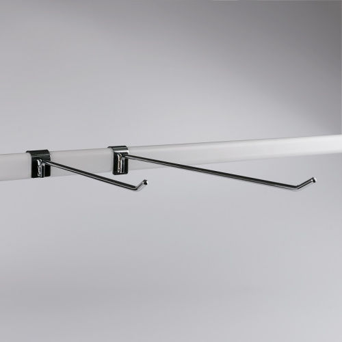 Кронштейн на овальную трубу L=300мм, хром, диаметр прутка6мм U5006 фото 4