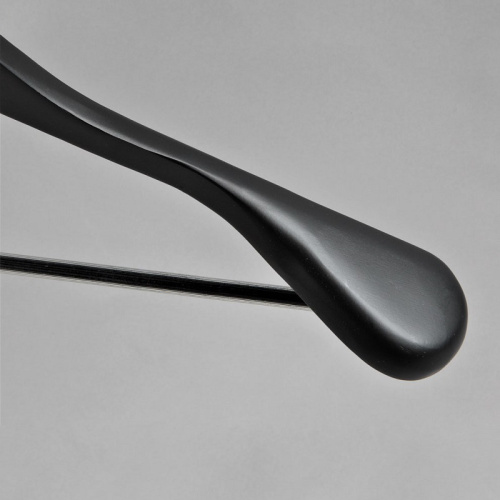 Вешалка-плечики для одежды деревянная C30-5D(черн) фото 3