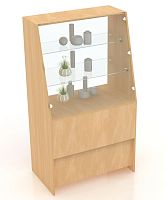 Прилавок витрина торговая из ЛДСП и стекла для магазина, для посуды или коллекций В-40