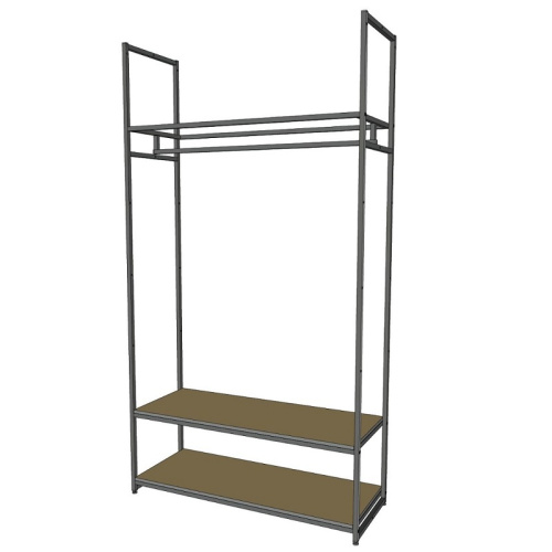 Стеллаж для магазина с полкой цвета дуб сонома A22120-07(ч/дс) фото 3