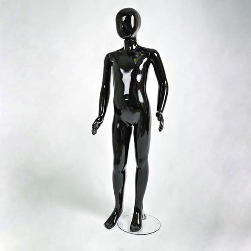 Манекен детский в полный рост, абстрактный BAM-2(черн гл)