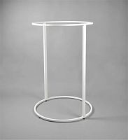 Стойка (вешало) круглая напольная для одежды СТ-406-Л(бел)