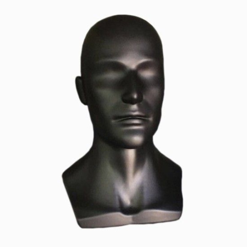 Манекен головы мужской Г-402(черн мат)