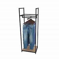 Стеллаж для магазина с полкой цвета дуб сонома A1760-01(ч/дс)