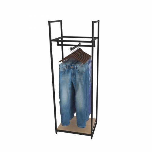 Стеллаж для магазина с полкой цвета дуб сонома A1760-01(ч/дс)