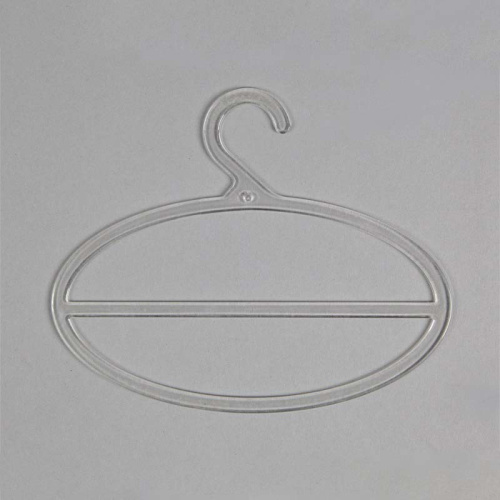 Вешалка для шарфов и шалей, овальная, цвет прозрачный В-203Н