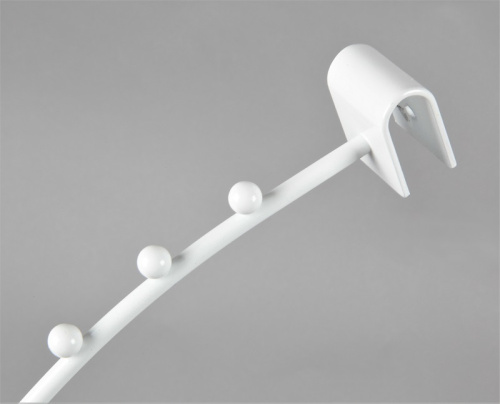 Кронштейн на овальную трубу U220136(бел) фото 2