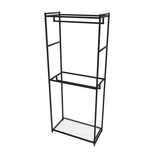 Стеллаж для магазина с полкой из стекла AC2290-04(черн) фото 2