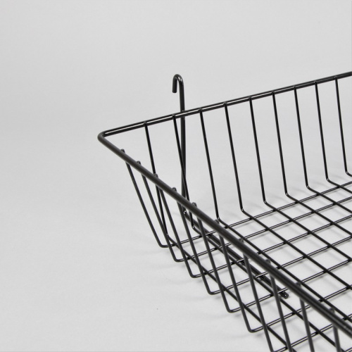 Корзина для торговой решетки 18101Т(черн) фото 2
