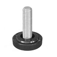 Опора регулируемая с резьбой М8, черная TPQN-M8(черн)