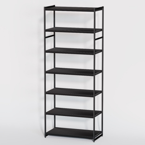 Стеллаж для магазина с черной полкой A2290-21(ч/ч) фото 2