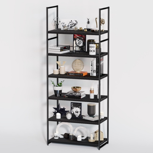 Стеллаж для магазина с черной полкой A2290-20(ч/ч)