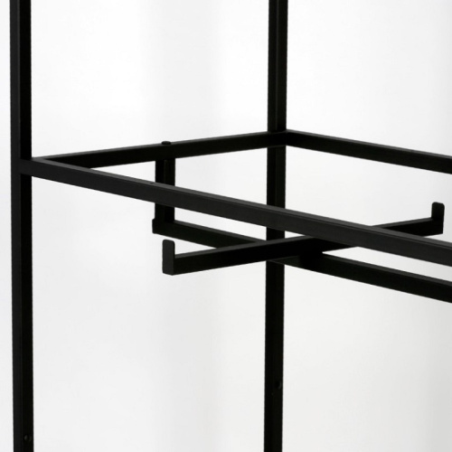 Стеллаж для магазина с полкой из стекла AС22120-12(черн) фото 4