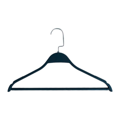 Плечики для магазина одежды, soft-touch В-211(черн)