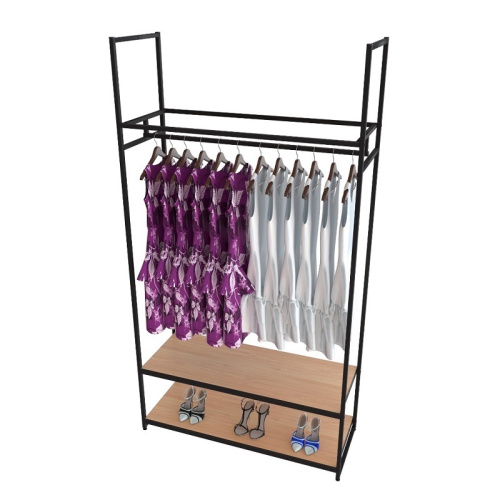 Стеллаж для магазина с полкой цвета дуб сонома A22120-07(ч/дс)