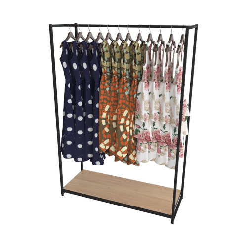 Стеллаж для магазина с полкой цвета дуб сонома A17120-02(ч/дс)