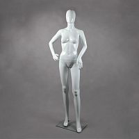 Манекен женский глянцевый для одежды FAM-04/A-4(бел гл)