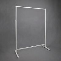 Стойка (вешало) для магазина одежды, цвет белый СТ-107Н/900-Л(бел/бел)