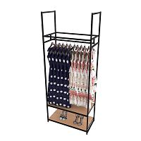 Стеллаж для магазина с полкой цвета дуб сонома A2290-07(ч/дс)