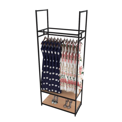 Стеллаж для магазина с полкой цвета дуб сонома A2290-07(ч/дс)