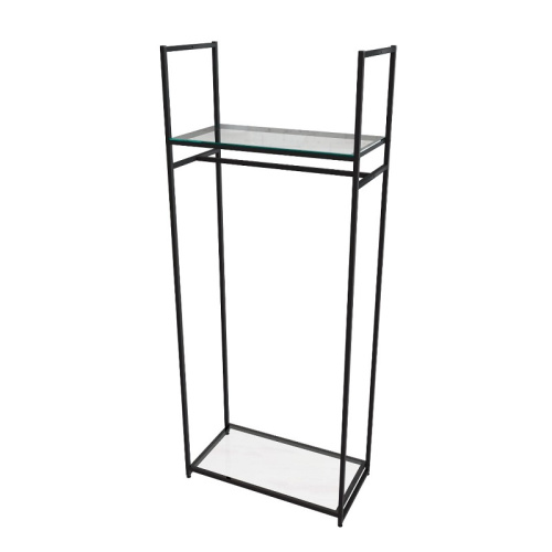 Стеллаж для магазина с полкой из стекла AС2290-02(черн) фото 2
