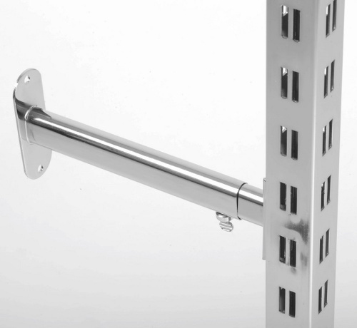 Крепеж на стену регулируемый, хром TP14 фото 3