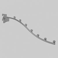 Кронштейн для системы Вертикаль, 7 шариков, хром 7SL7035A