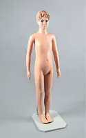 Манекен детский на подставке (мальчик), телесный MK-BF/D01(телес)