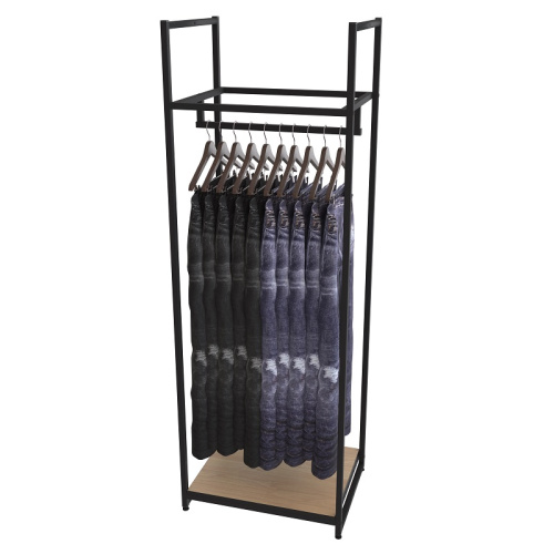 Стеллаж для магазина с полкой цвета дуб сонома A1760-03(ч/дс)