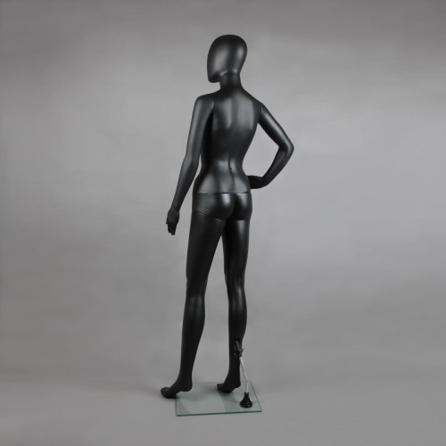 Манекен женский без лица FAM-11/A-3(черн мат) фото 3 Манекен женский без лица FAM-11/A-3(черн мат) фото 3