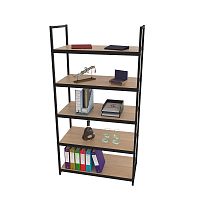 Стеллаж для магазина с полкой цвета дуб сонома A1790-20(ч/дс)