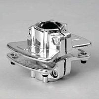 Зажим для полки ДСП двойной, хром JOK-81