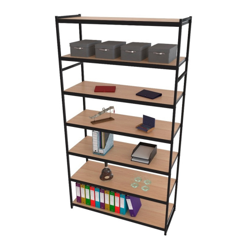 Стеллаж для магазина с полкой цвета дуб сонома A22120-21(ч/дс)