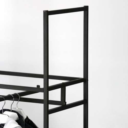 Стеллаж для магазина с белой полкой A22120-06(ч/б) фото 5