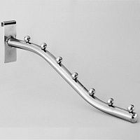 Кронштейн для решетки хромированный 8501