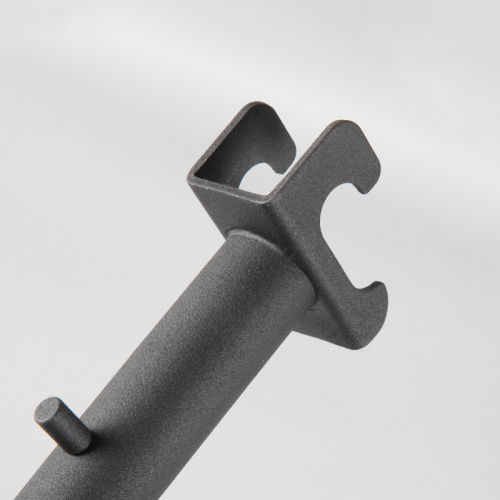 Кронштейн для овальной трубы U-304N(черн) фото 2