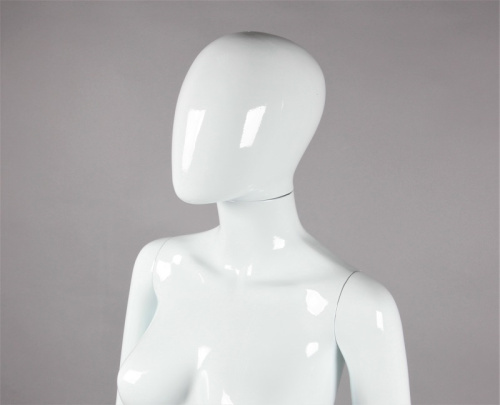 Манекен женский без лица FAM-05/A-1(бел гл) фото 2