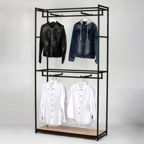 Стеллаж для магазина с полкой цвета дуб сонома A22120-03(ч/дс) фото 3