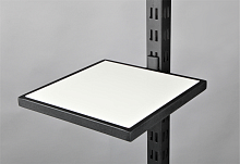 Полка для перфорации, цвет черный/дуб сонома Q400(черн/дуб)