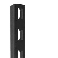 Перфорированная стойка для магазинов Профиль: 30х25 мм Высота: 2400 мм Цвет: черный