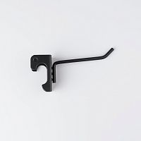 Крючок для овальной трубы, черный муар U5002N(черн)