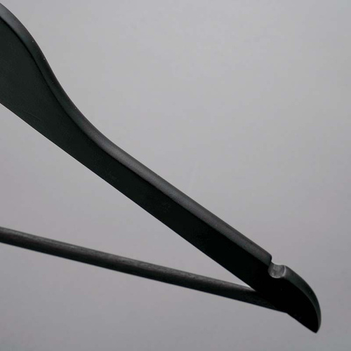 Плечики из дерева с перекладиной C30N/1-К(черн/зол) фото 3